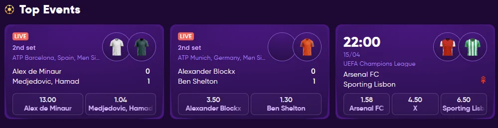 Kingmaker Top Events